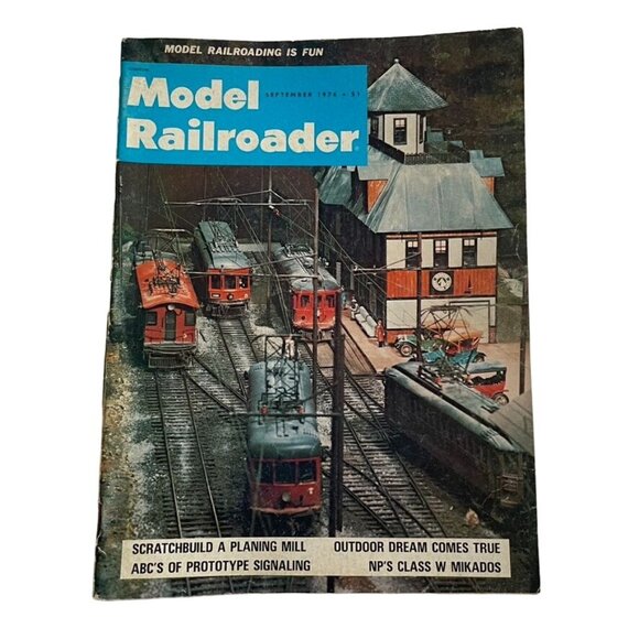 Model Railroader Magazine Back Issue u September 1976  Vol 43 No 9 Scratchbuild - Picture 1 of 7